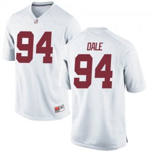 Men's Alabama Crimson Tide #94 DJ Dale White Game NCAA College Football Jersey 2403CCSX1